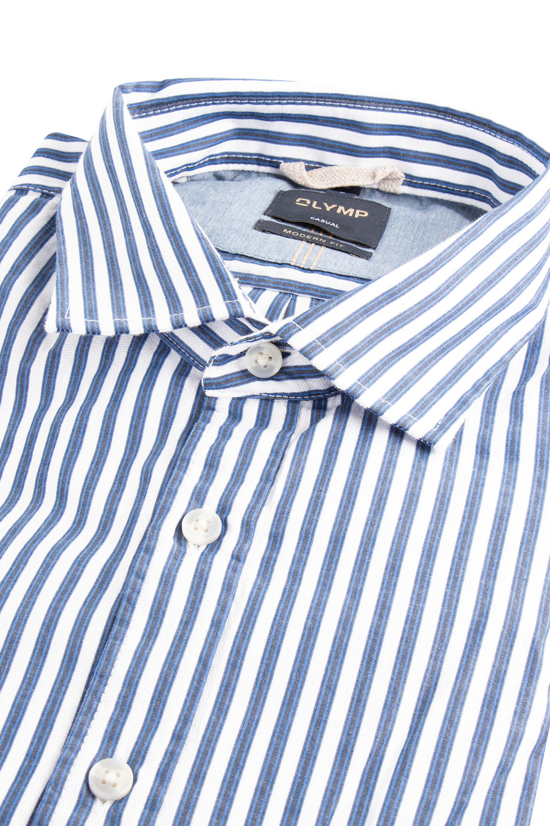 Olymp Casual Modern Fit LS Shirt Blue
