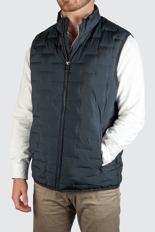 Bugatti Padded Vest Blue