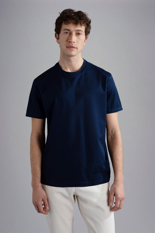 Paul & Shark Pique Cotton SS Tee Navy