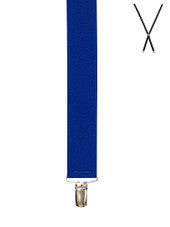 Buckle X-Back Plain Braces Royal