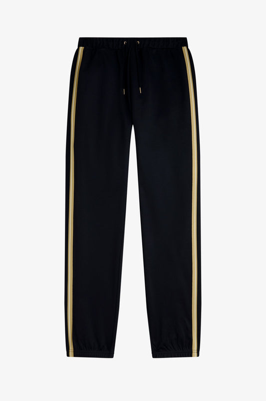 Fred Perry Stripe Tape Track Pant Black/Champagne