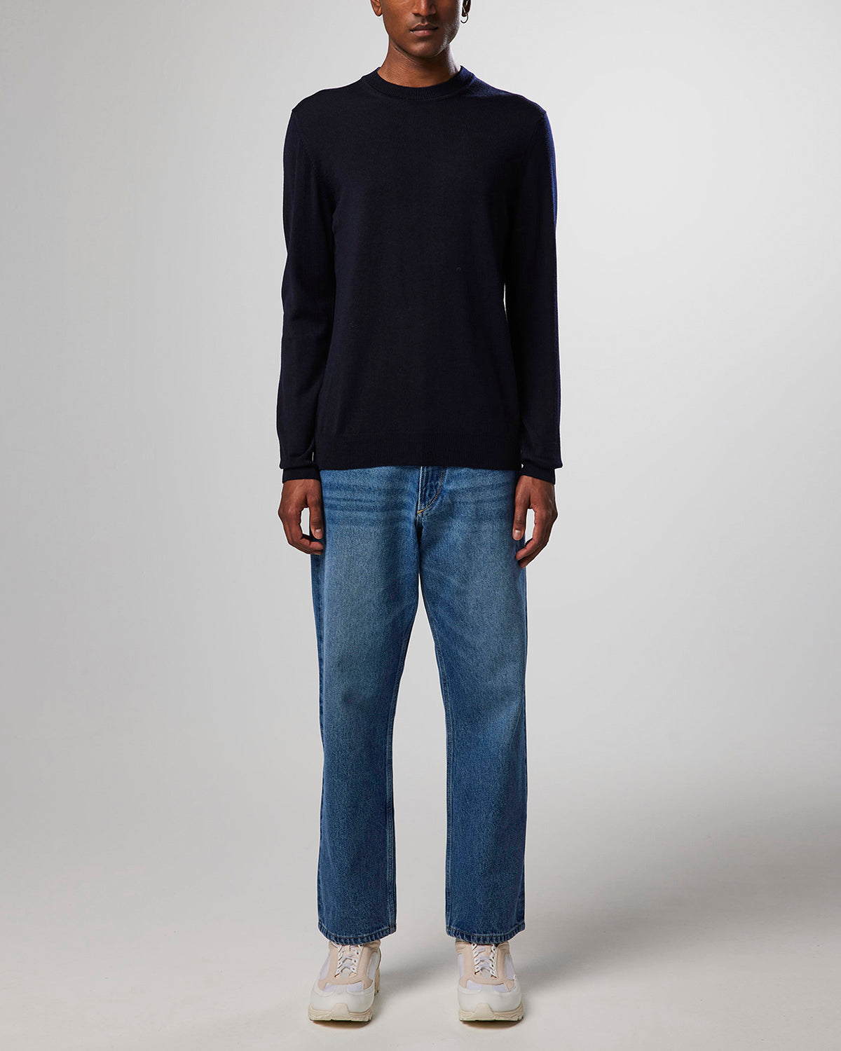 NN07 Ted 6328 Merino Pullover Navy
