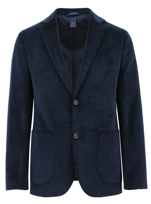 Routleys H Cord Sports Coat Navy