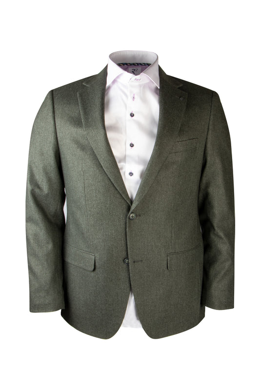 Routleys Wool Flannel Sports Coat Green