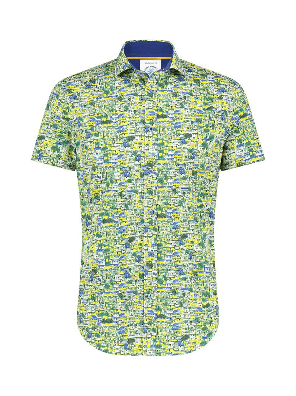 A Fish Named Fred Favela SS Shirt Yellow/Green