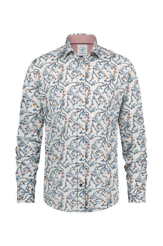 A Fish Named Fred Forest Animals Shirt Blue Multi