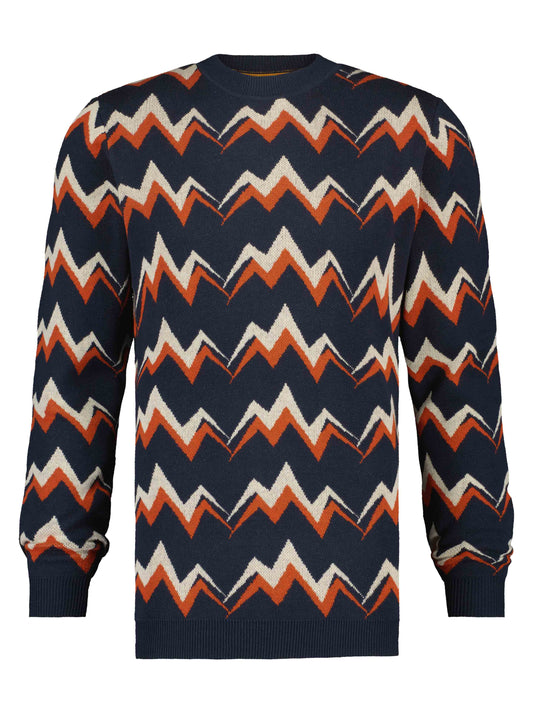 A Fish Named Fred Mountain Knit Navy/Red