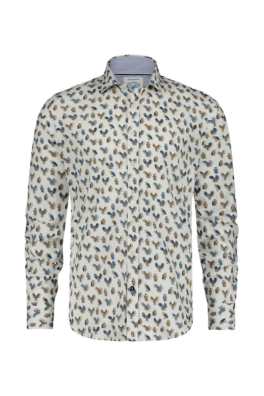 A Fish Named Fred Owls Shirt Offwhite