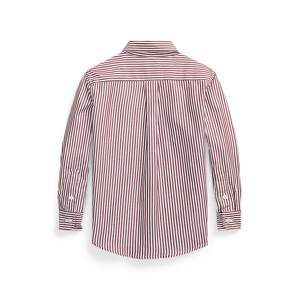 Polo Ralph Lauren Sport Shirt Wine/White