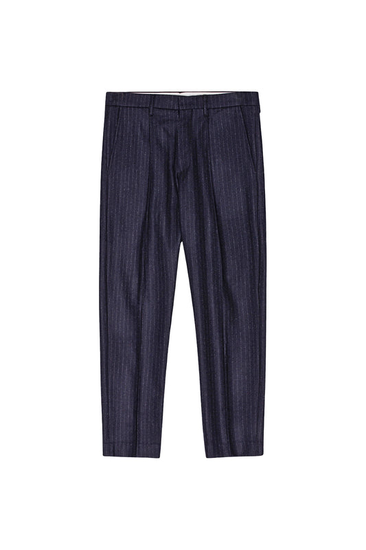 NN.07 Bill 1630 Trousers 34L Navy Stripe