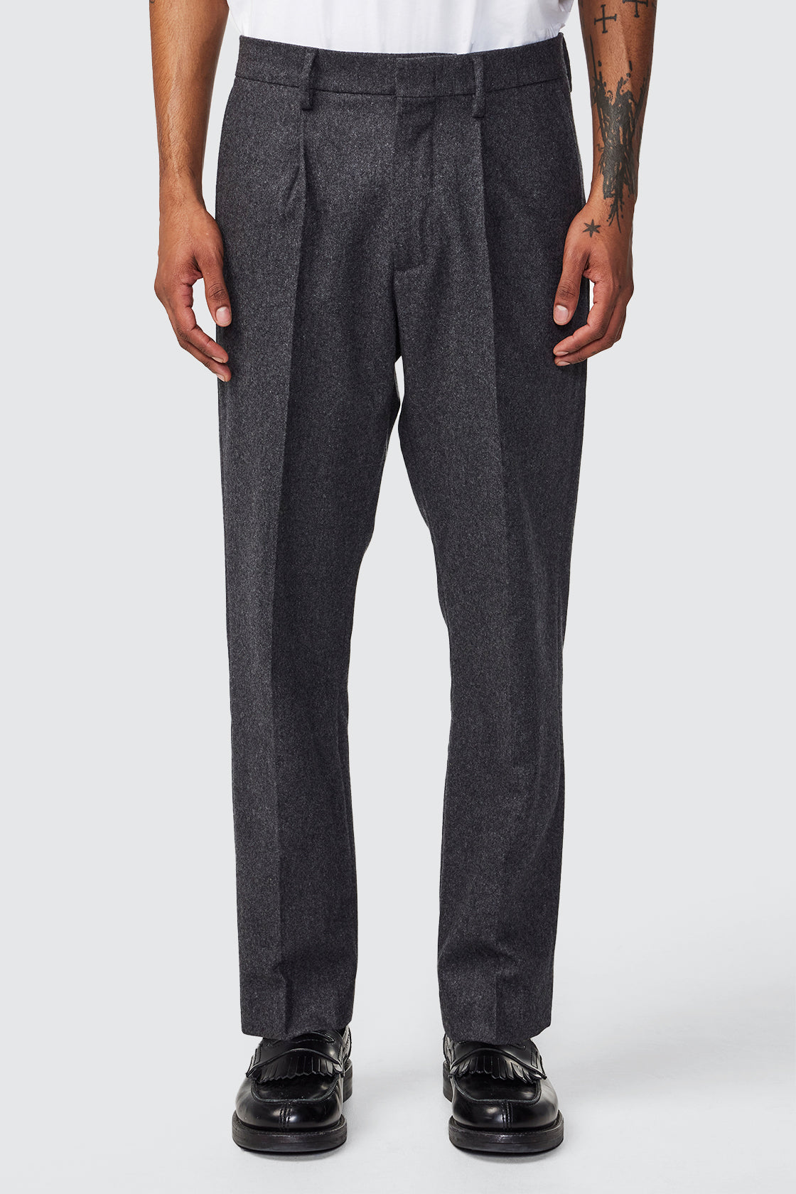 NN.07 Bill 1630 Trousers 34L Antracite Grey