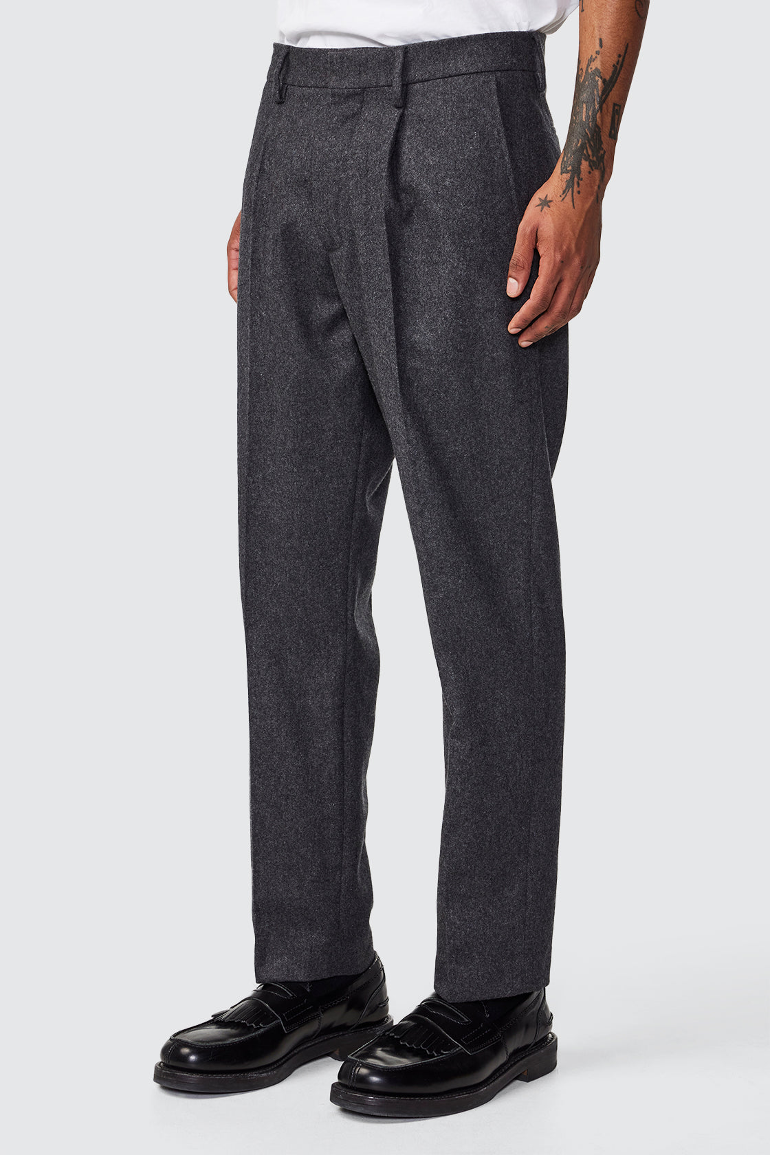 NN.07 Bill 1630 Trousers 34L Antracite Grey