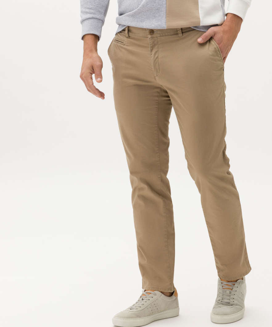 Brax Fabio Cotton Trouser 32L Sesame