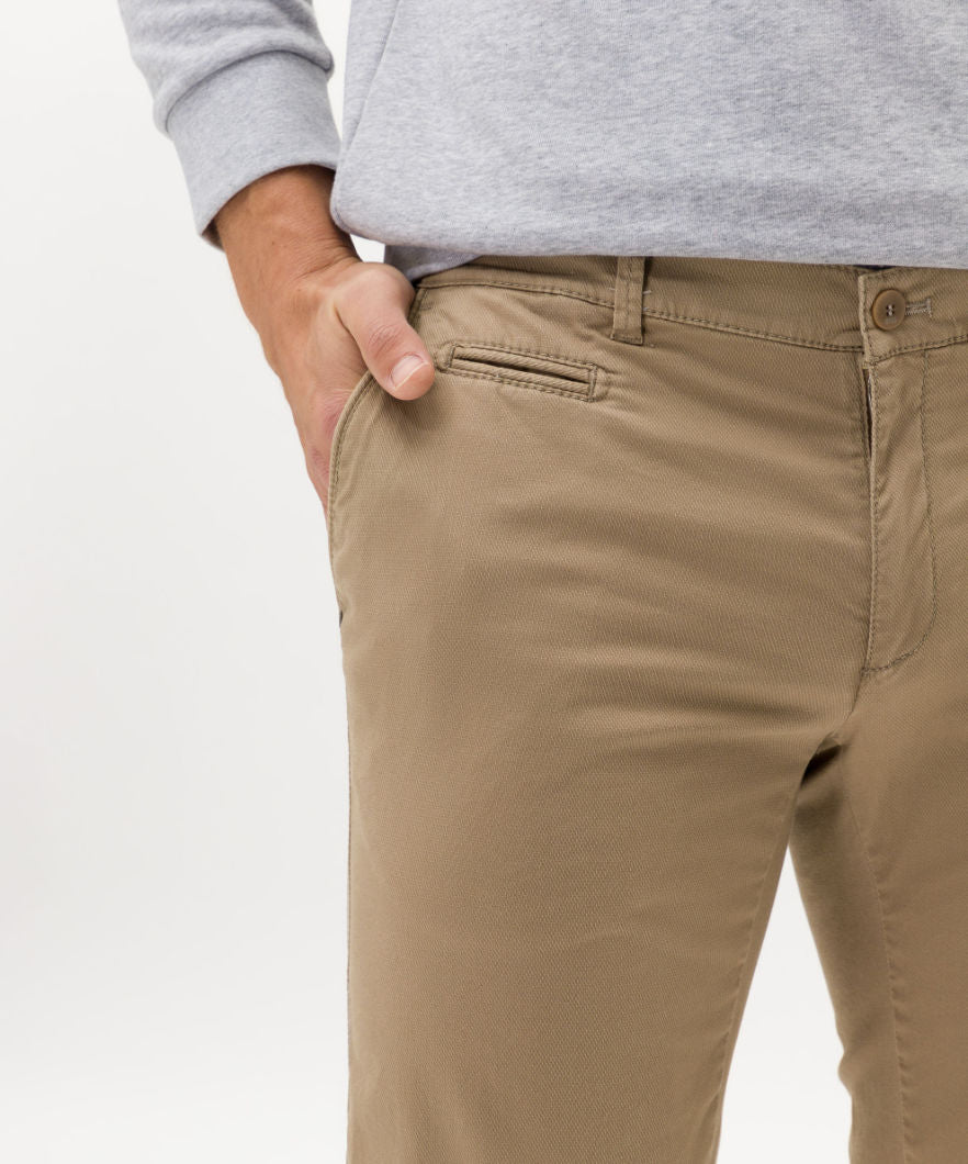 Brax Fabio Cotton Trouser 32L Sesame