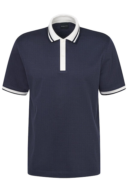 Bugatti 8150 Knit Polo Navy