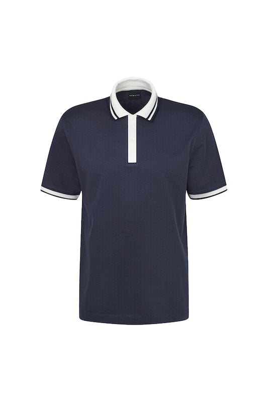 Bugatti 8150 Knit Polo Navy