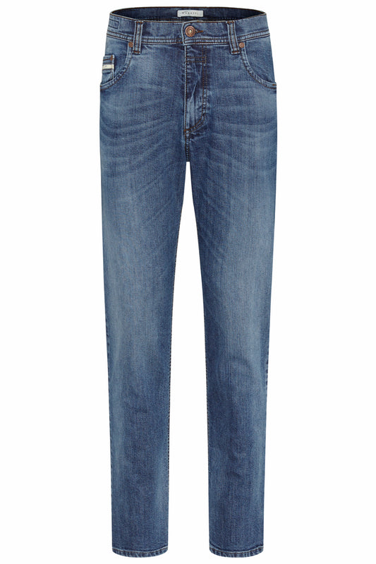 Bugatti Dry Indigo Wash Jeans L34 Mid Stone
