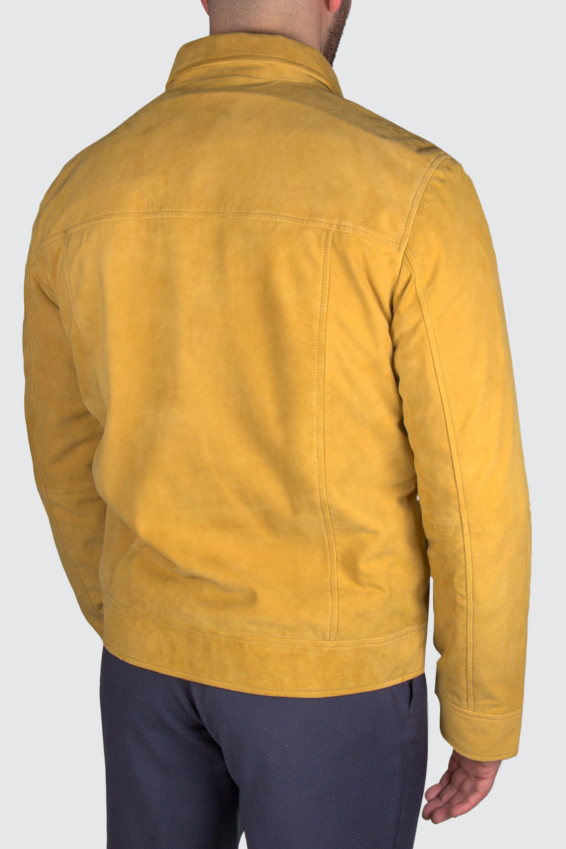 Bugatti Suede Jacket Yellow