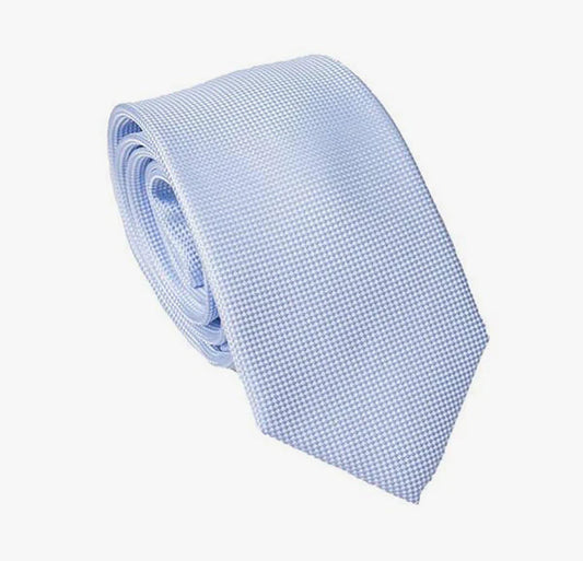Carlo Visconti Blue Self Pattern Tie