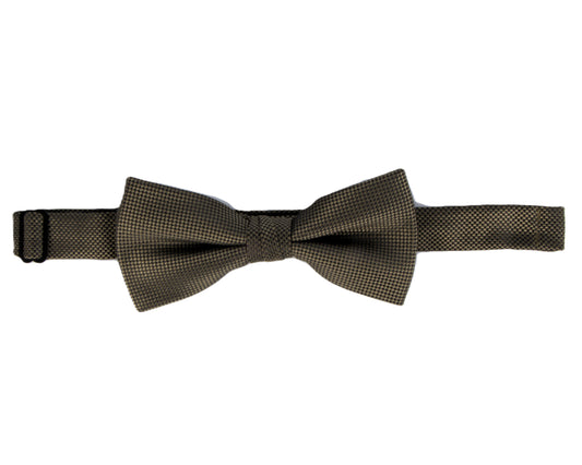 Carlo Visconti Olive Self Pattern Bow Tie