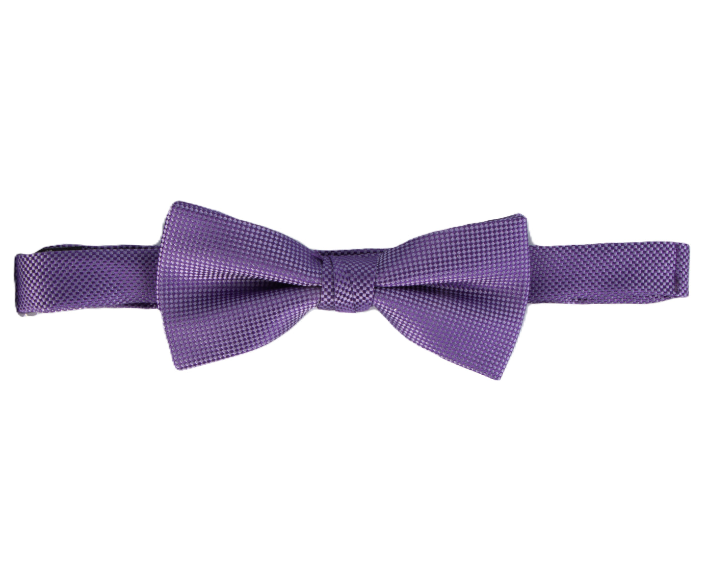 Carlo Visconti Purple Self Pattern Bow Tie