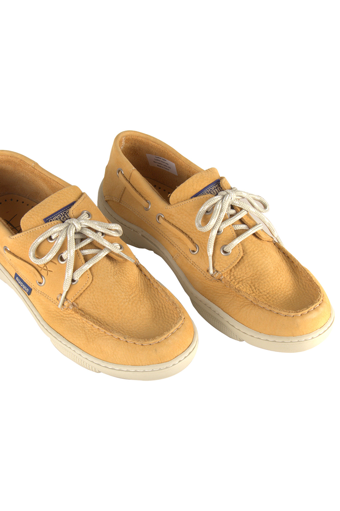 Christophe Auguin City Boat Shoe Yellow/Jaune