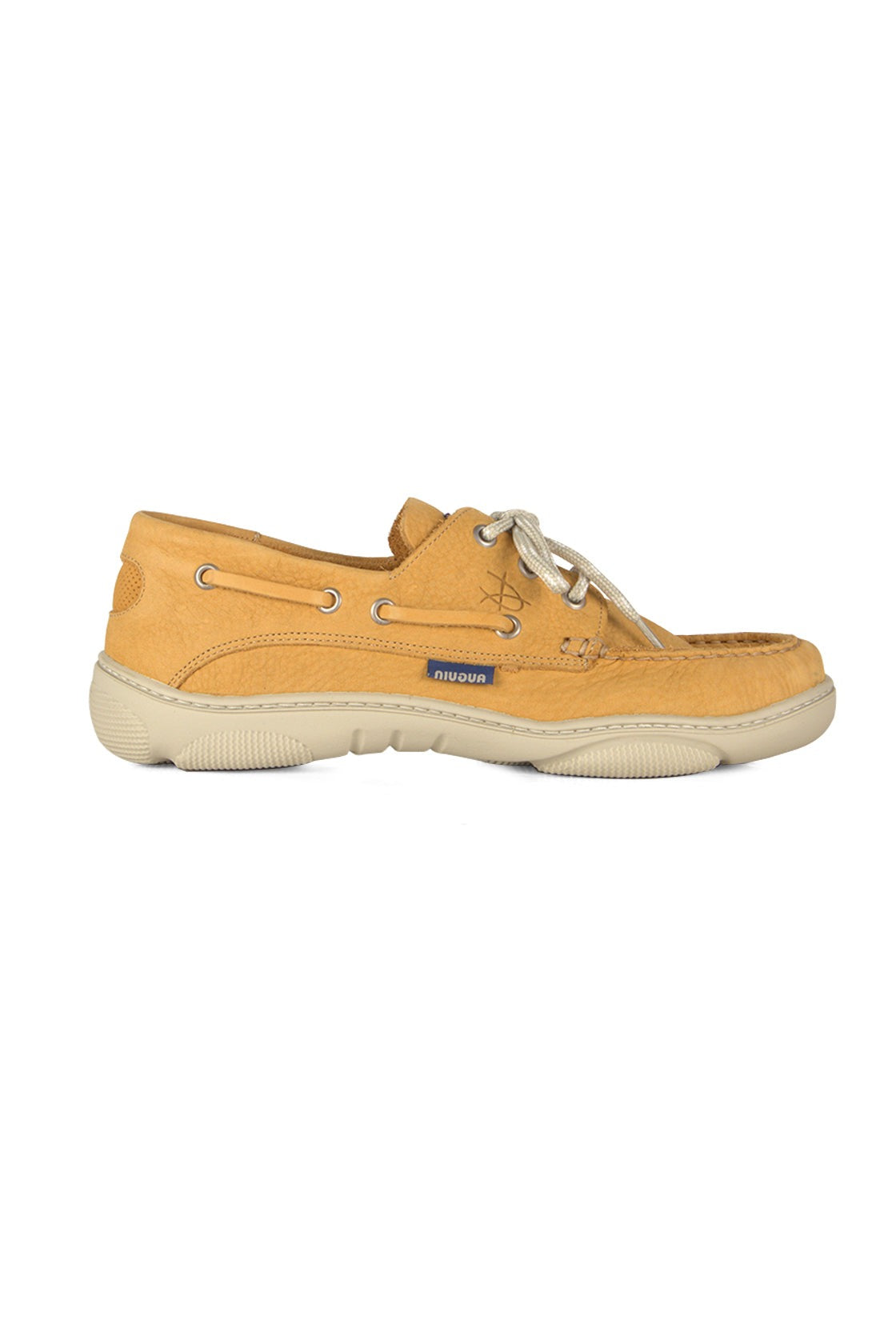 Christophe Auguin City Boat Shoe Yellow Jaune routleys