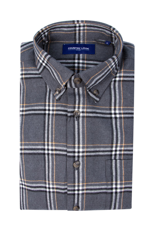 Country Look Warm Cotton Galway Warm Cotton Shirt Grey
