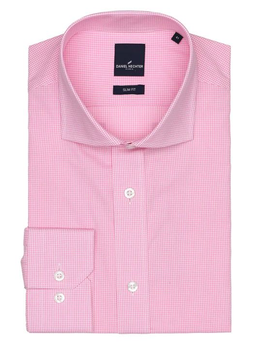 Daniel Hechter Jacque Business Shirt Pink Check