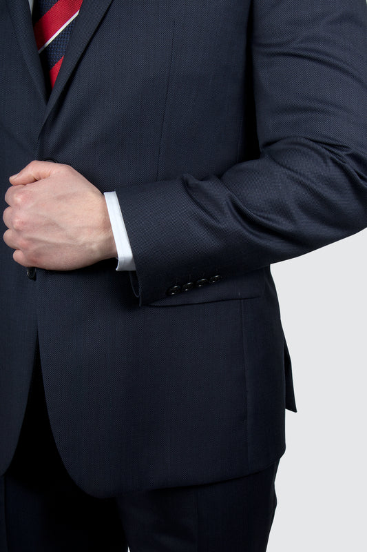 Routleys Michel Jacket Birdseye Navy