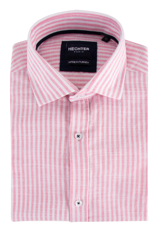 Daniel Hechter Linen LS Shirt Pink