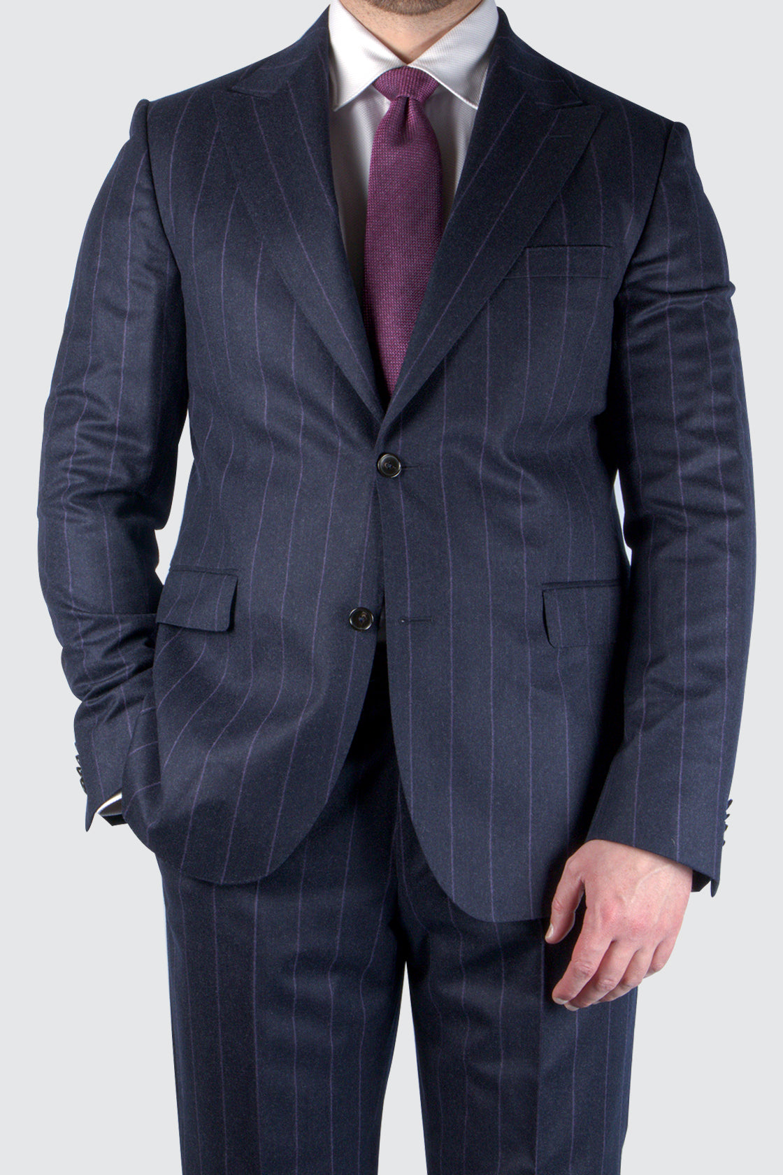 Eduard Dressler Safir Janis Suit Purple Pin