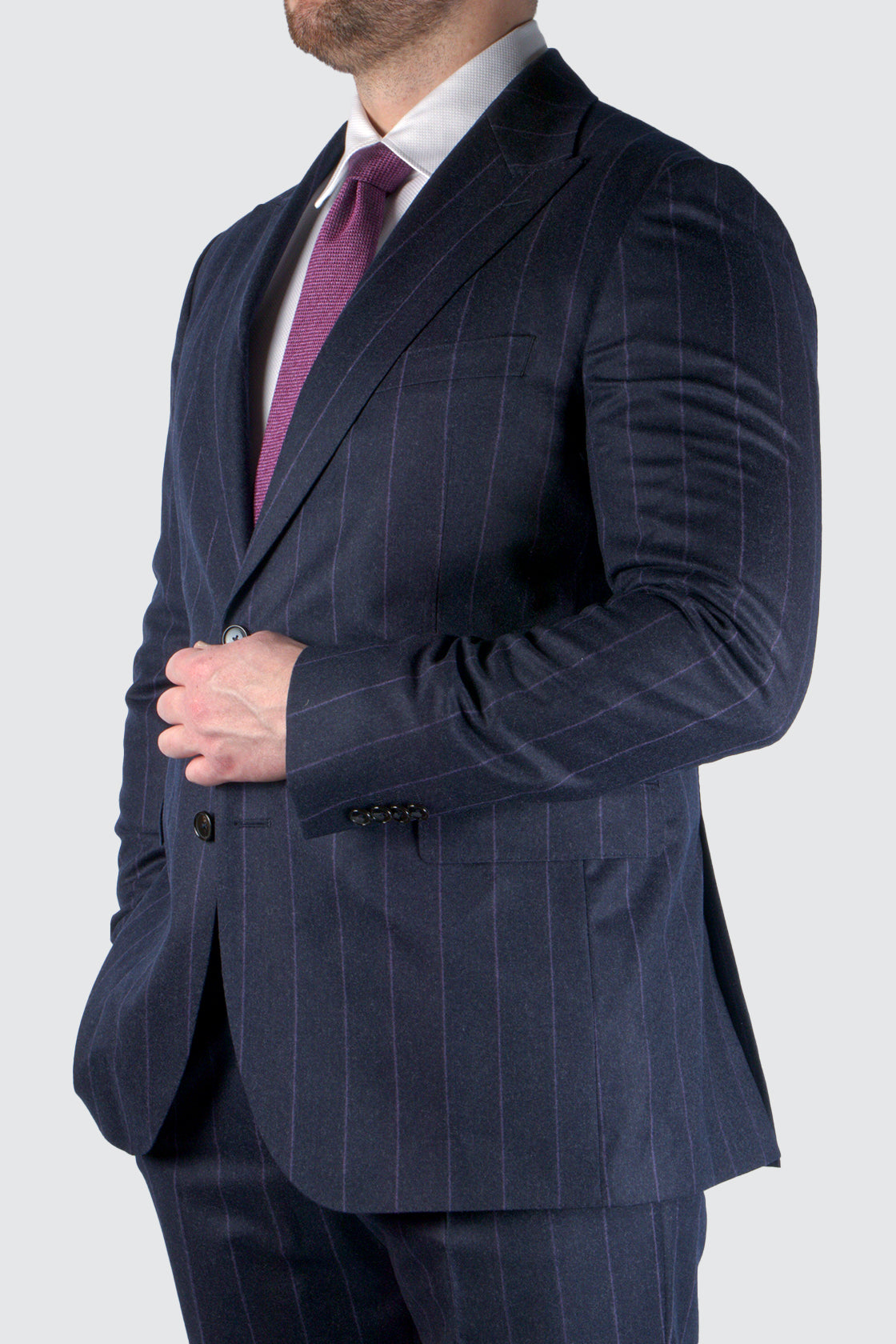 Eduard Dressler Safir Janis Suit Purple Pin