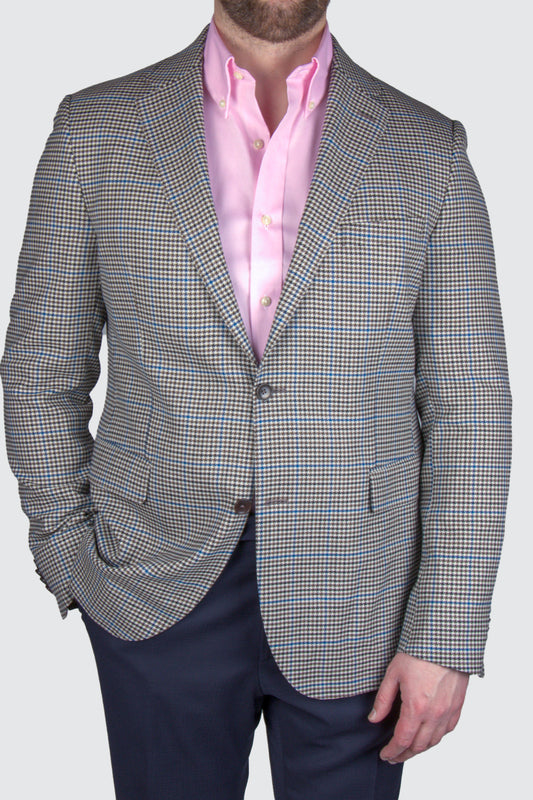Eduard Dressler Sean Check Sportscoat Brown/Navy
