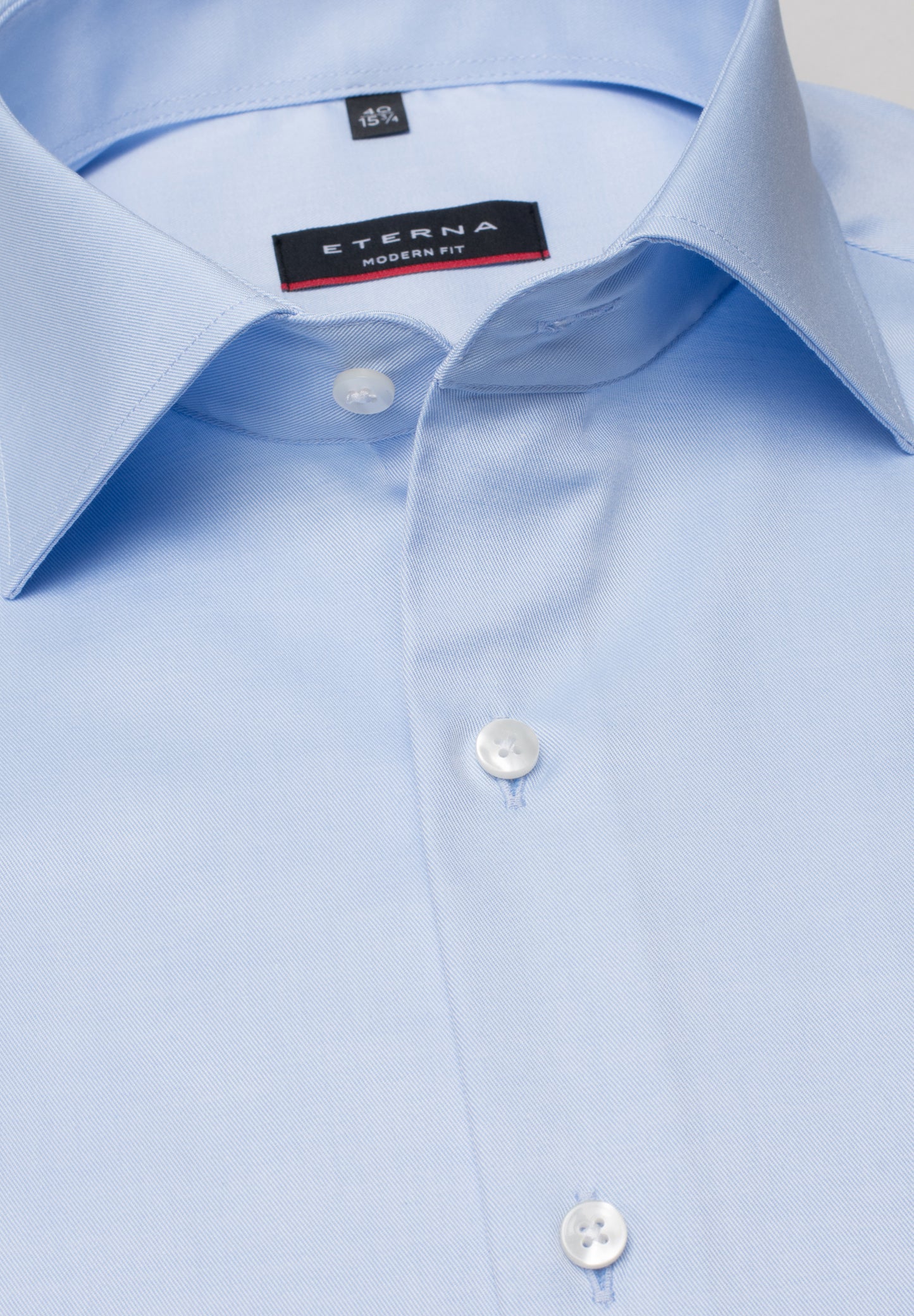 Eterna X18K Modern Fit Cover Shirt Blue