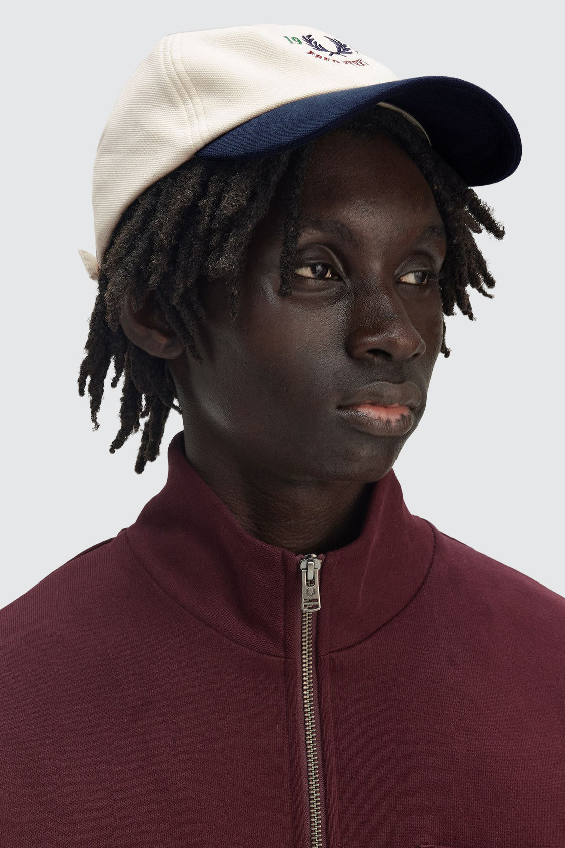 Fred Perry 1952 Graphic Pique Cap Ecru