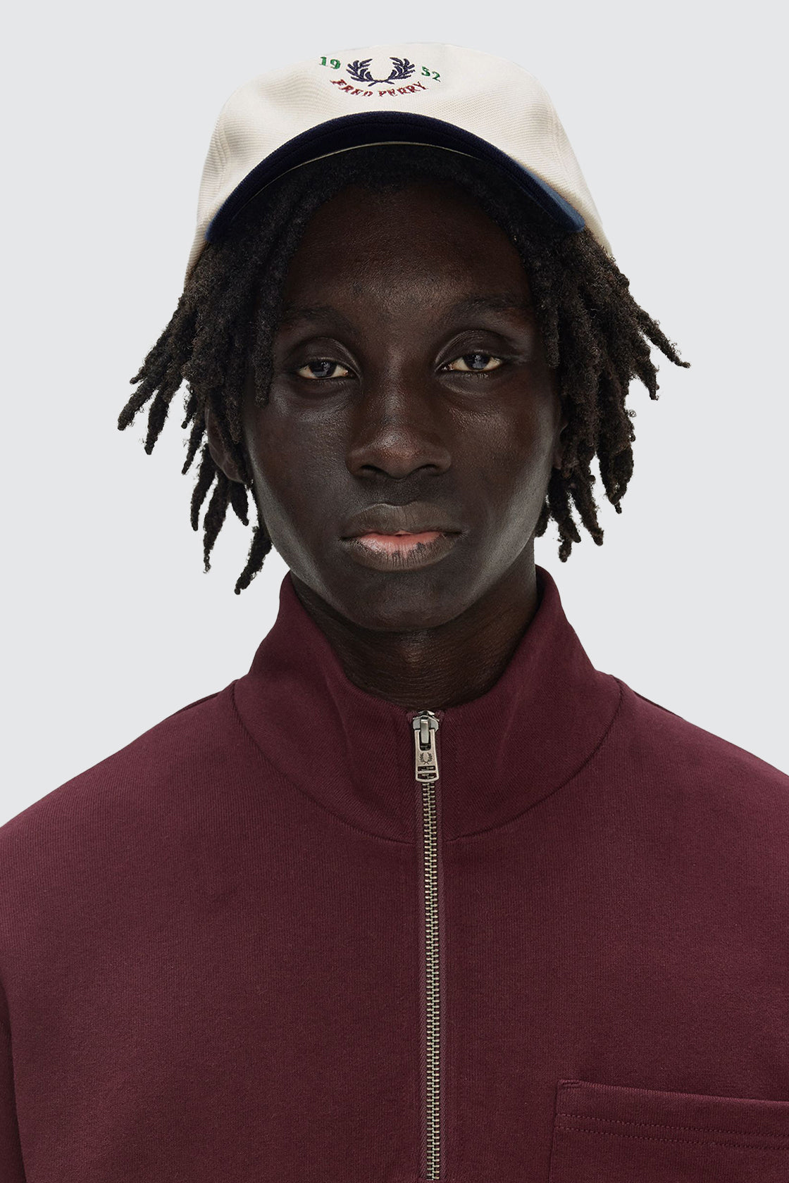Fred Perry 1952 Graphic Pique Cap Ecru
