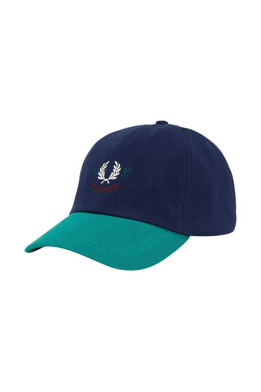 Fred Perry 1952 Graphic Pique Cap Tennis Blue