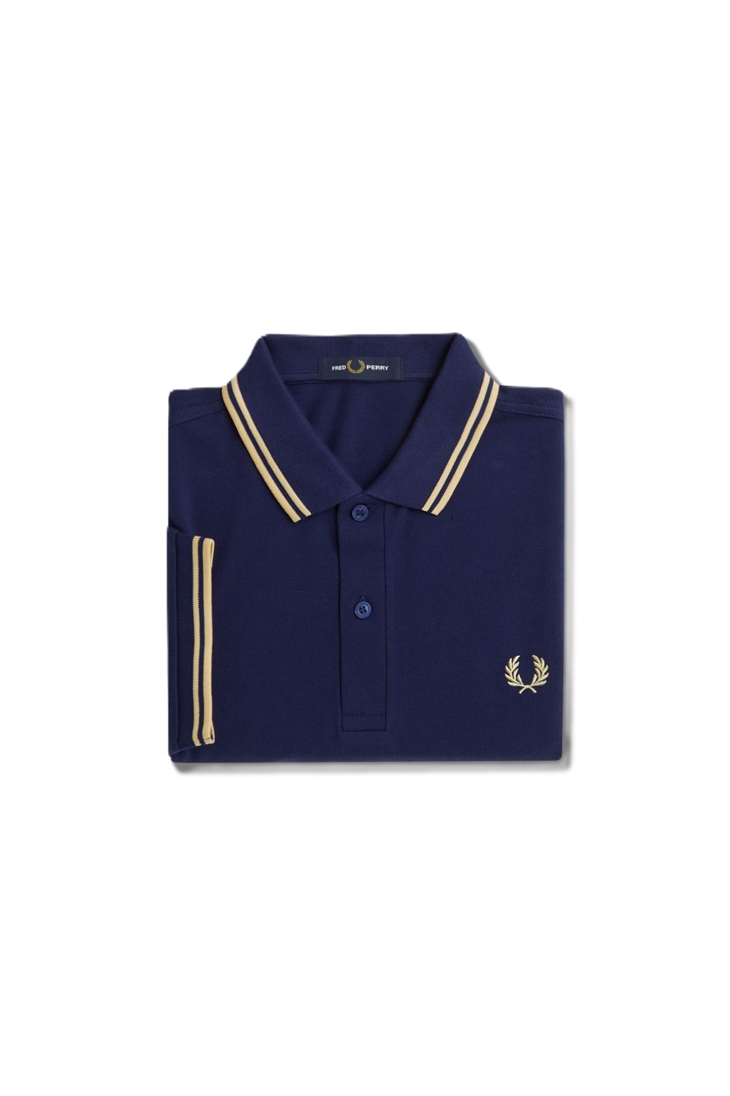 Fred Perry Twin Tipped Polo Shirt FrNavy/Ice Cream