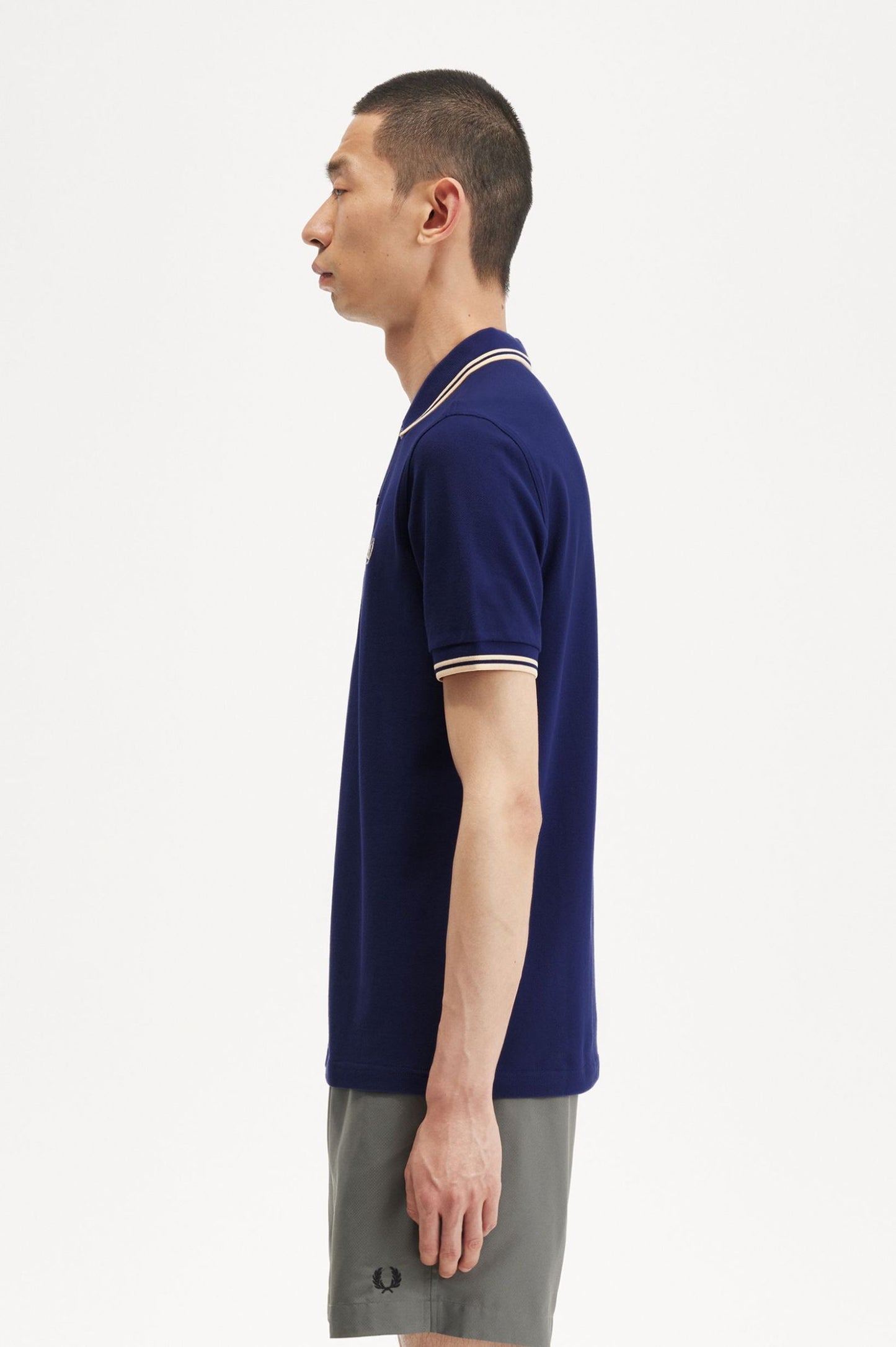 Fred Perry Twin Tipped Polo Shirt FrNavy/Ice Cream