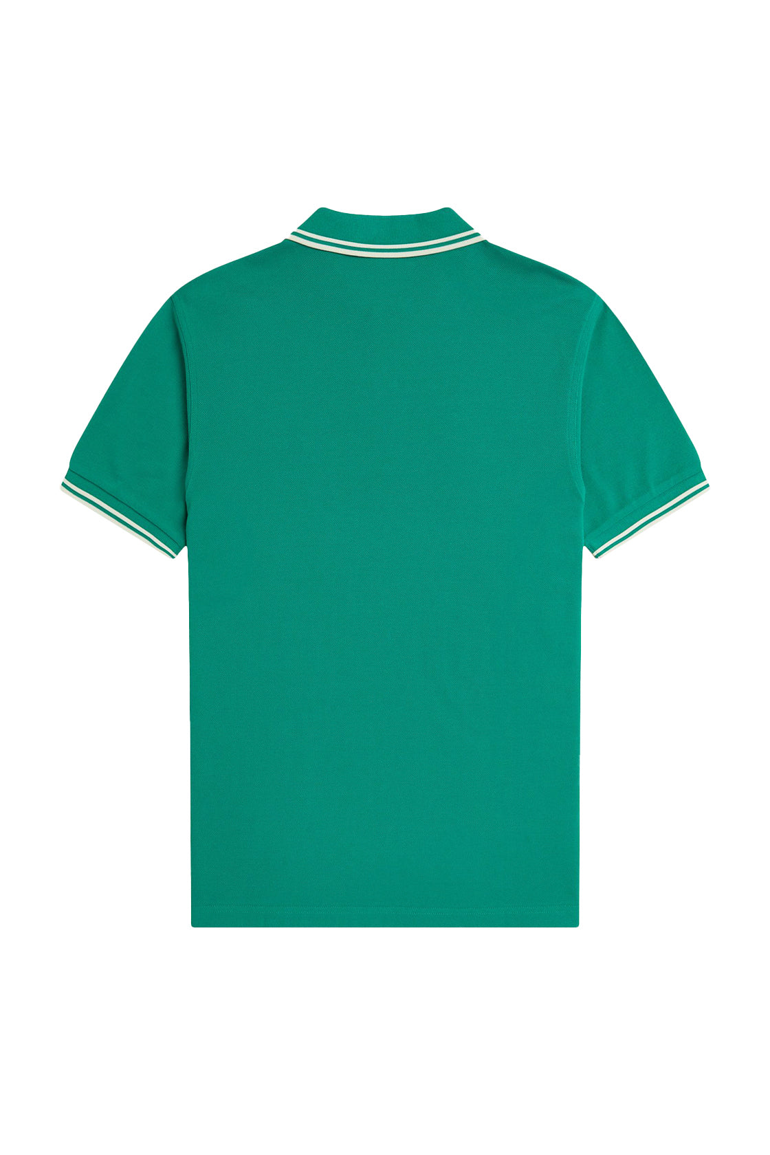 Fred Perry Twin Tipped Shirt Label Green/Ecru