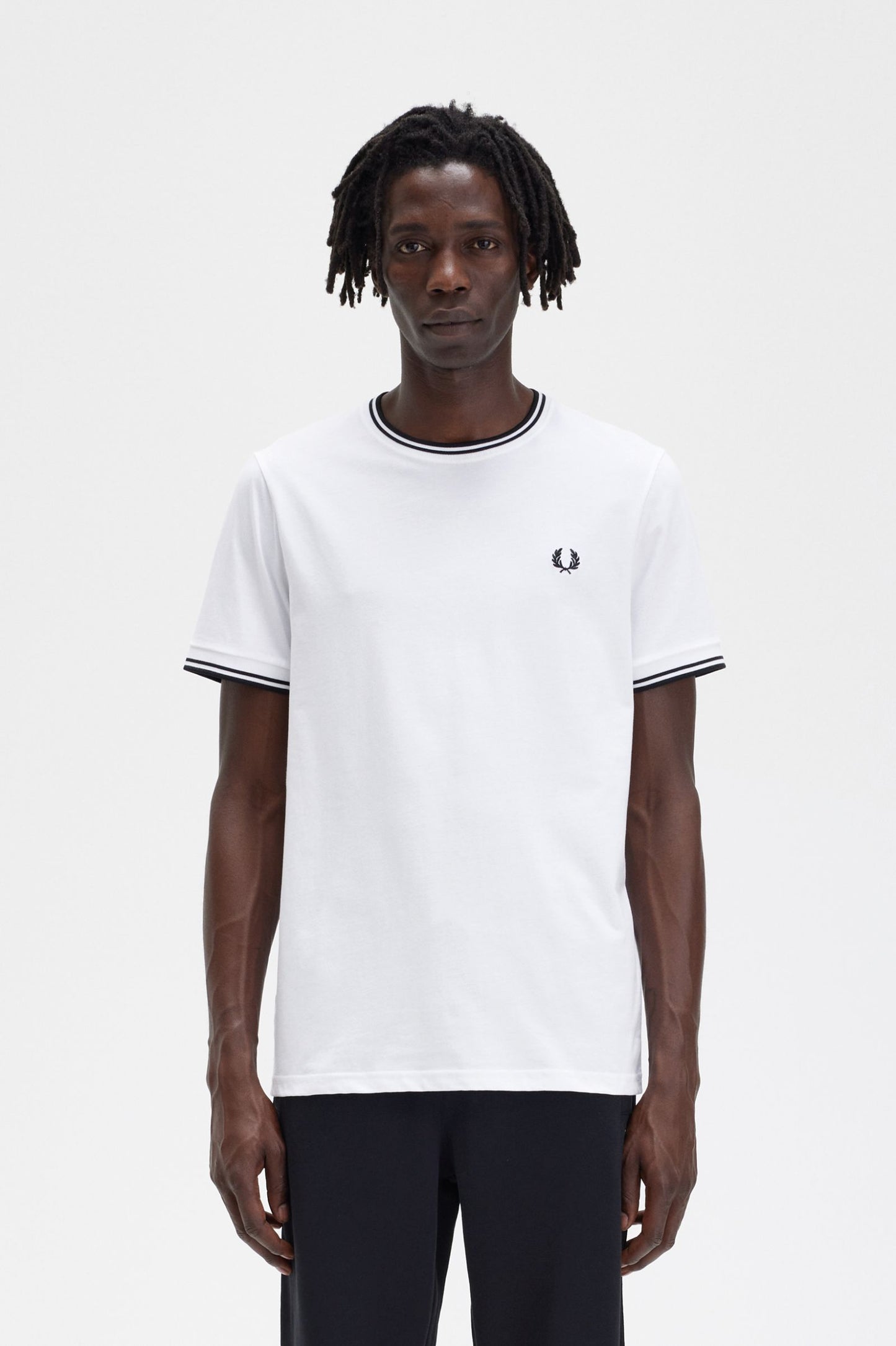 Fred Perry Twin Tipped T-Shirt White