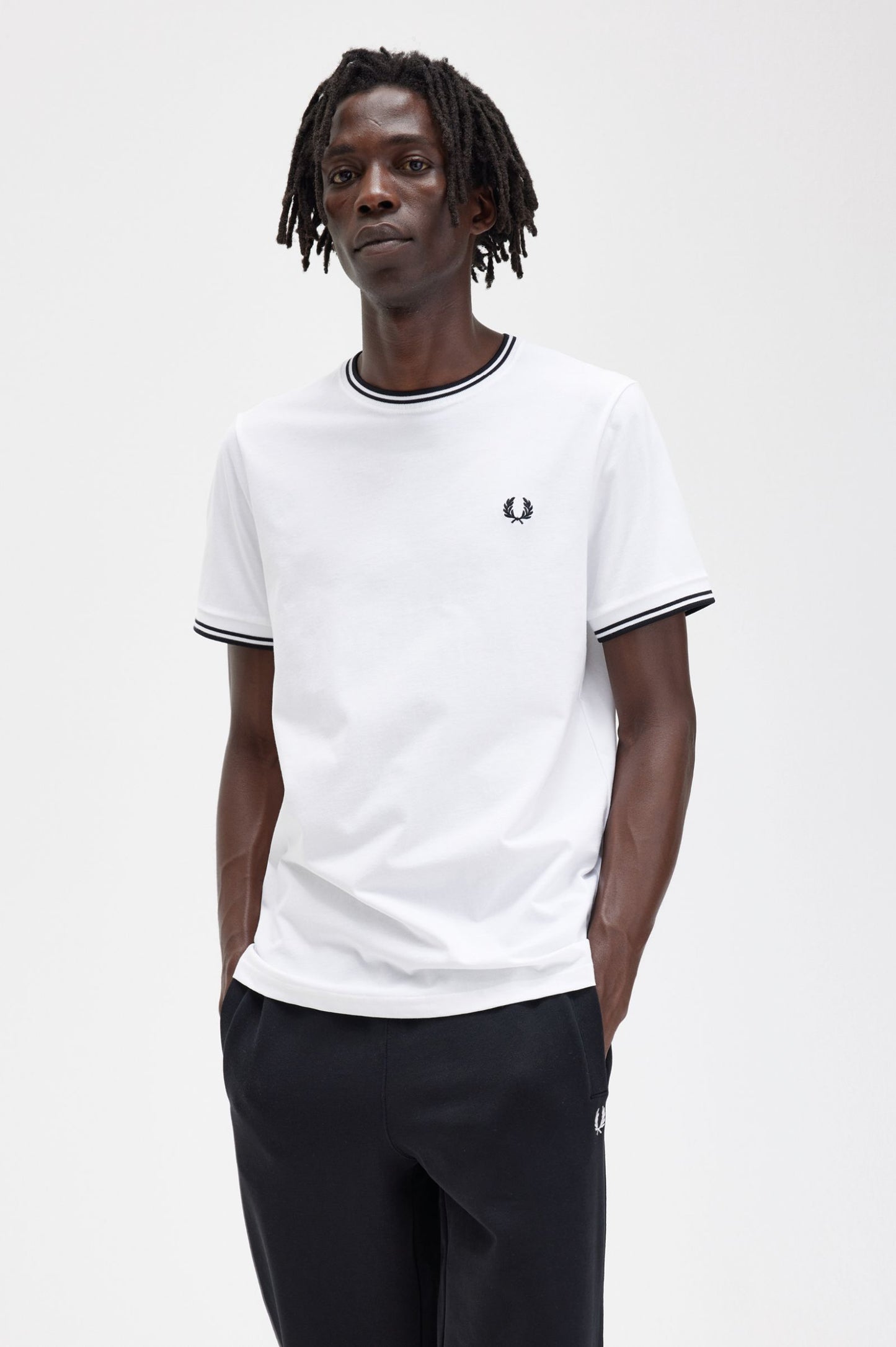 Fred Perry Twin Tipped T-Shirt White