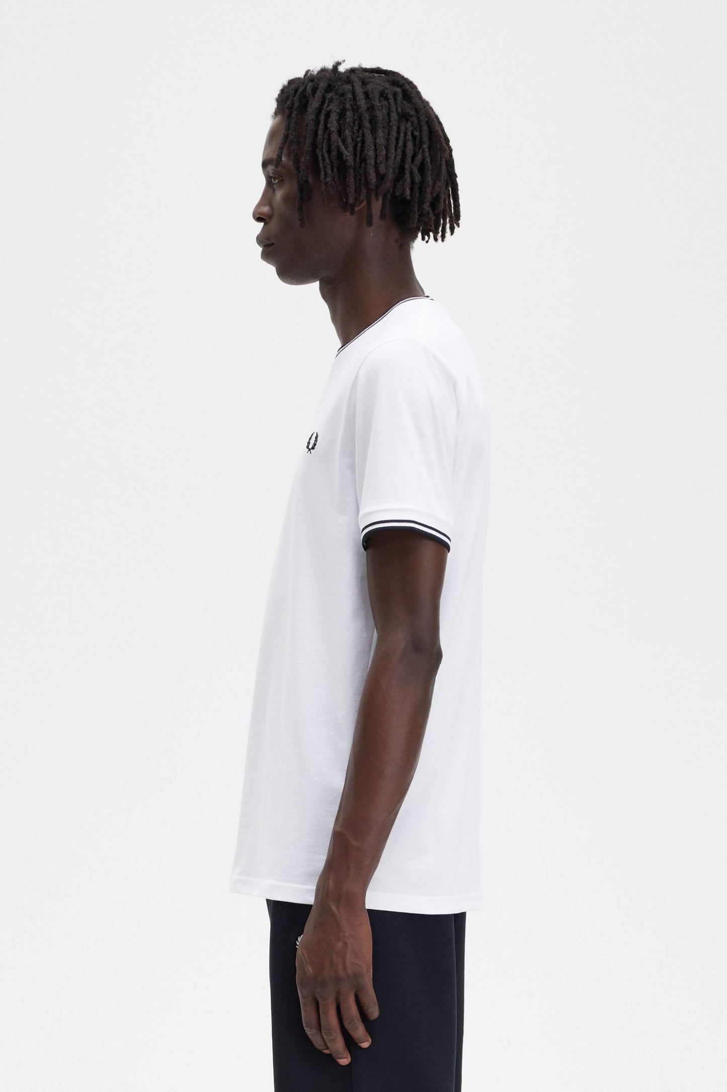 Fred Perry Twin Tipped T-Shirt White