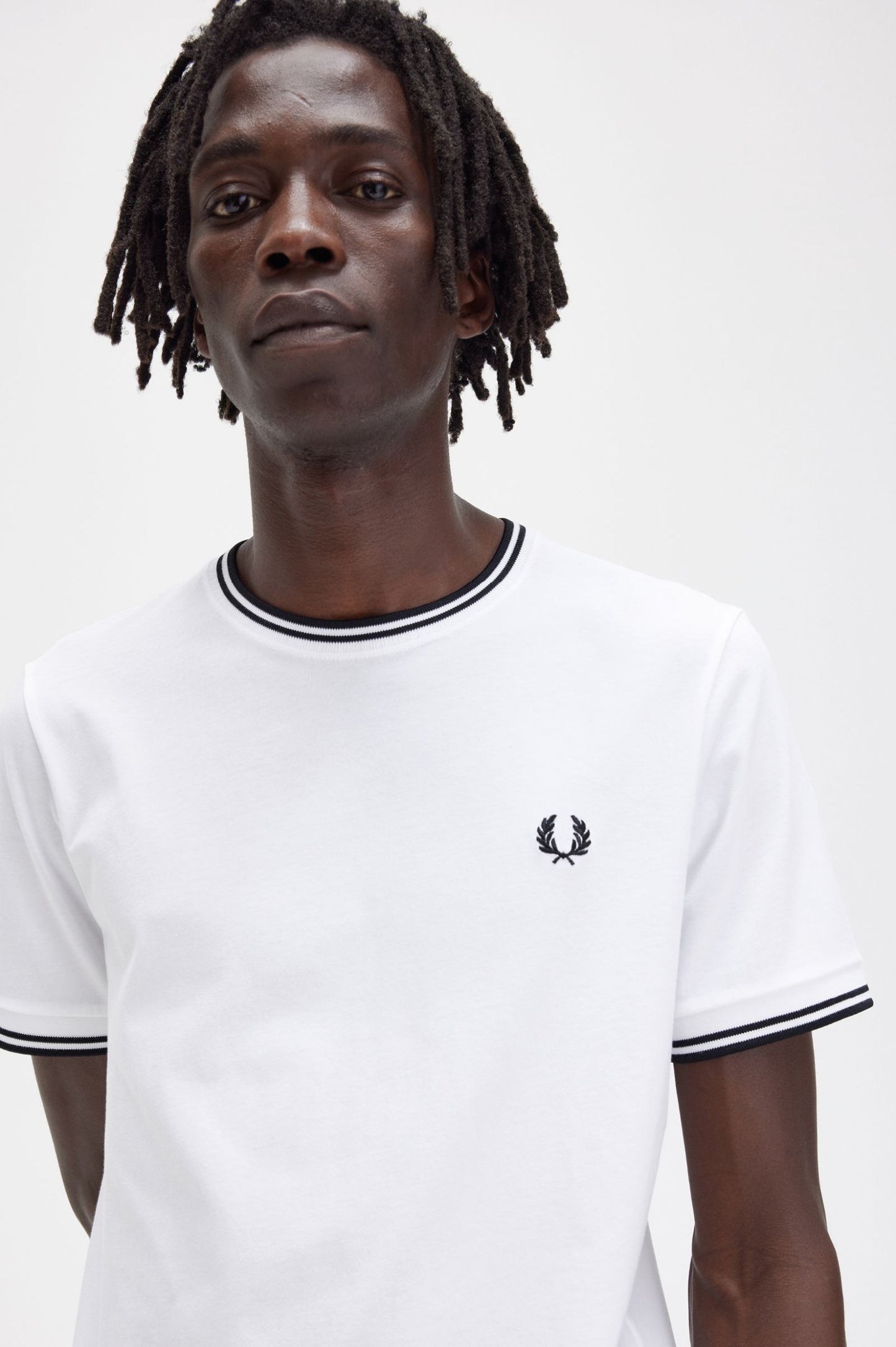 Fred Perry Twin Tipped T-Shirt White