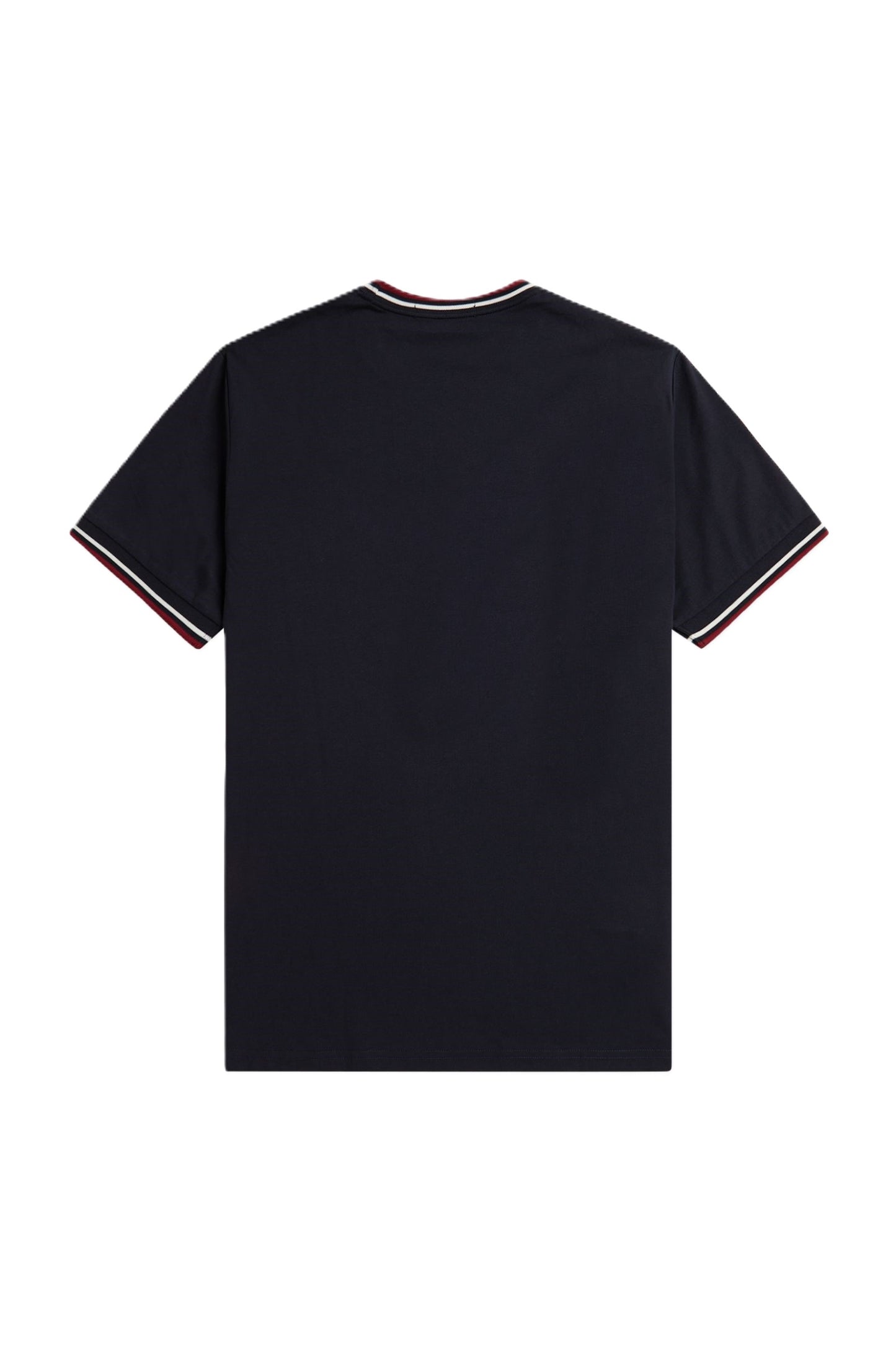 Fred Perry Twin Tipped T-Shirt Nvy/SWht/BntRed