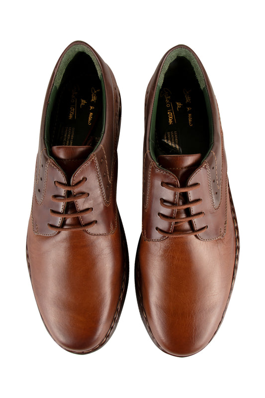 Galizio Torresi Lace Up Shoe Marrone-Sudan