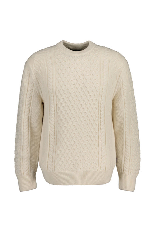 Gant Aran Cable Knit Cream