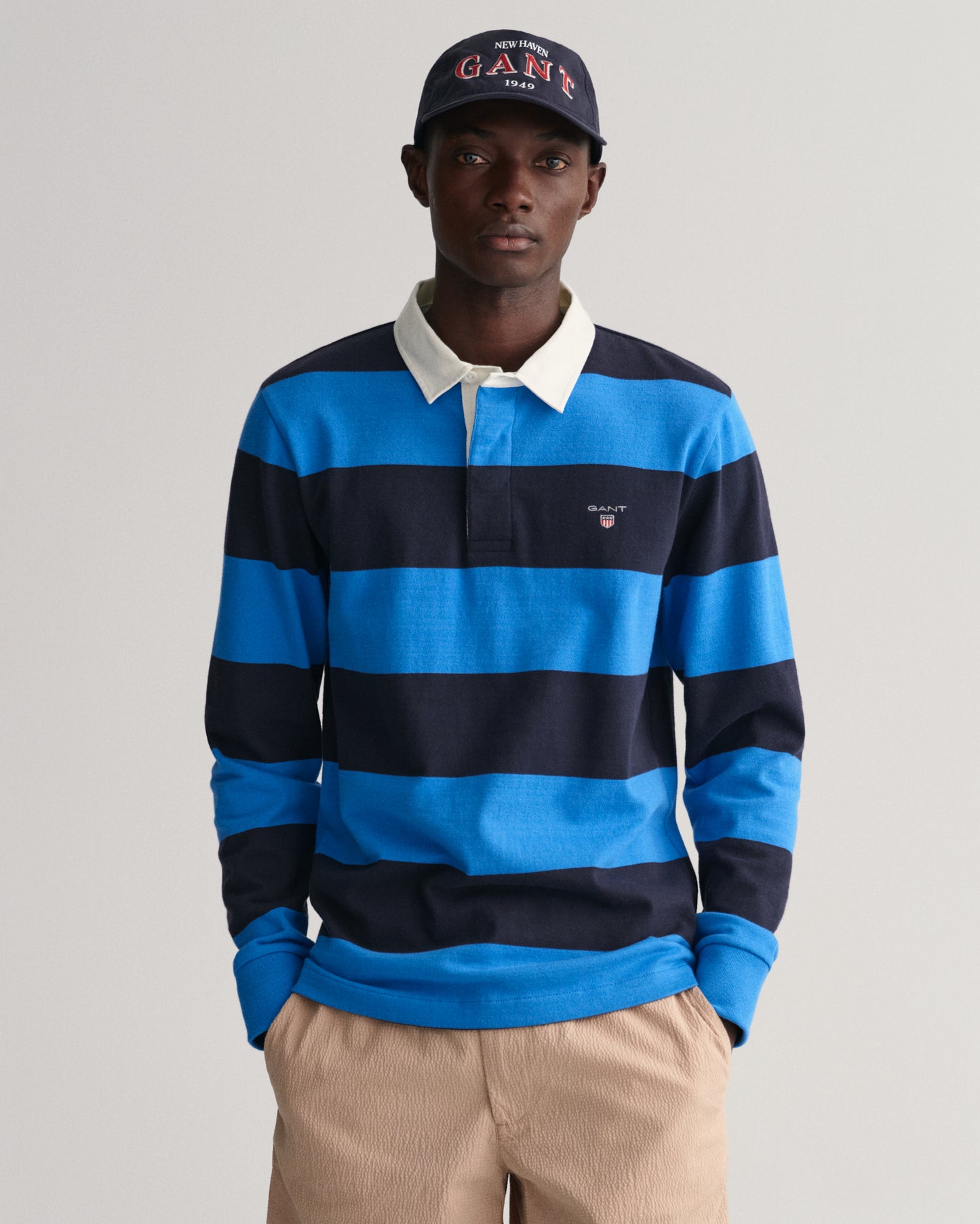 Gant Barstriped Heavy Rugger Day Blue