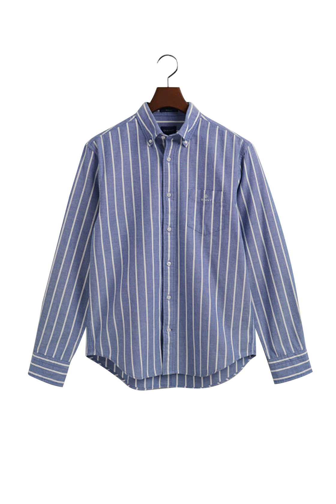 Gant D1 Reg Oxford Wide Stripe Shirt College Blue